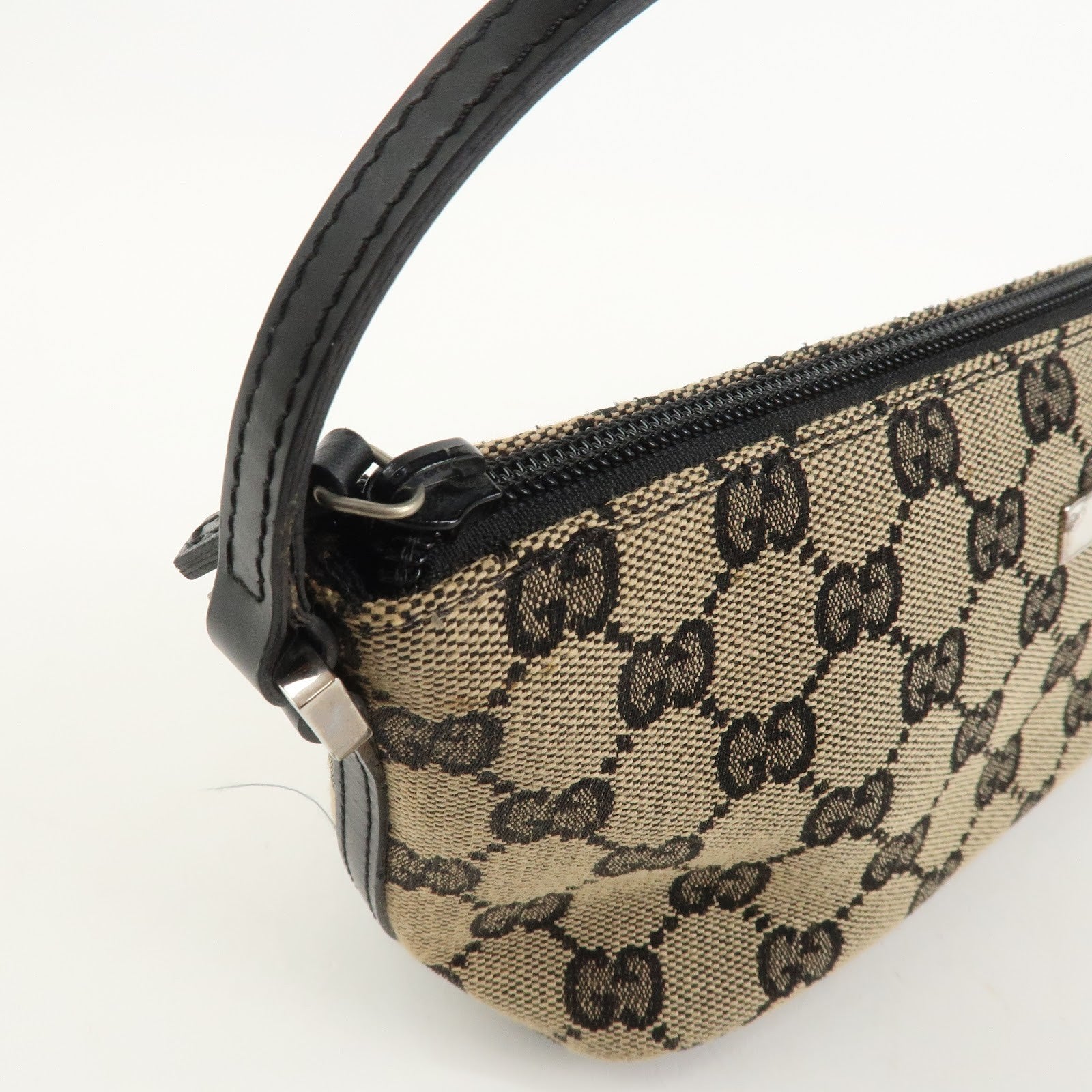 Gucci Boat Hand Bag - Beige, Canvas