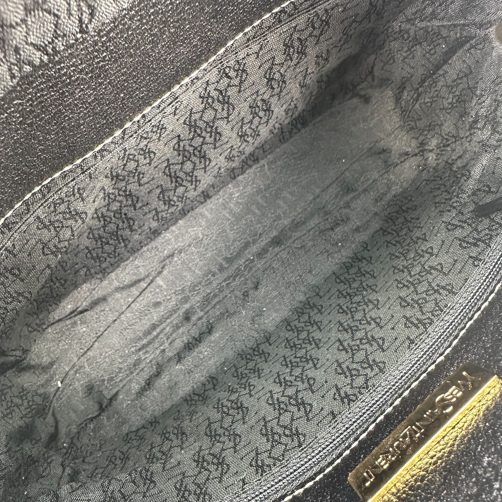 Saint Laurent Yves Shoulder Bag - Black, Leather