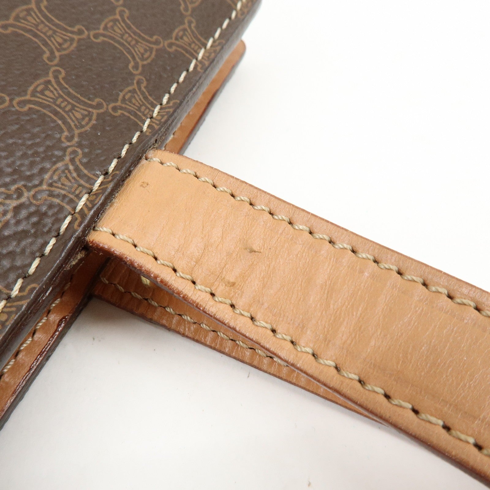 Celine Macadam 2Way Bag - Brown, PVC Leather