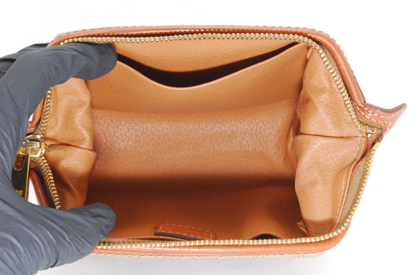 Celine C Charm Clutch Bag - Beige, PVC Leather