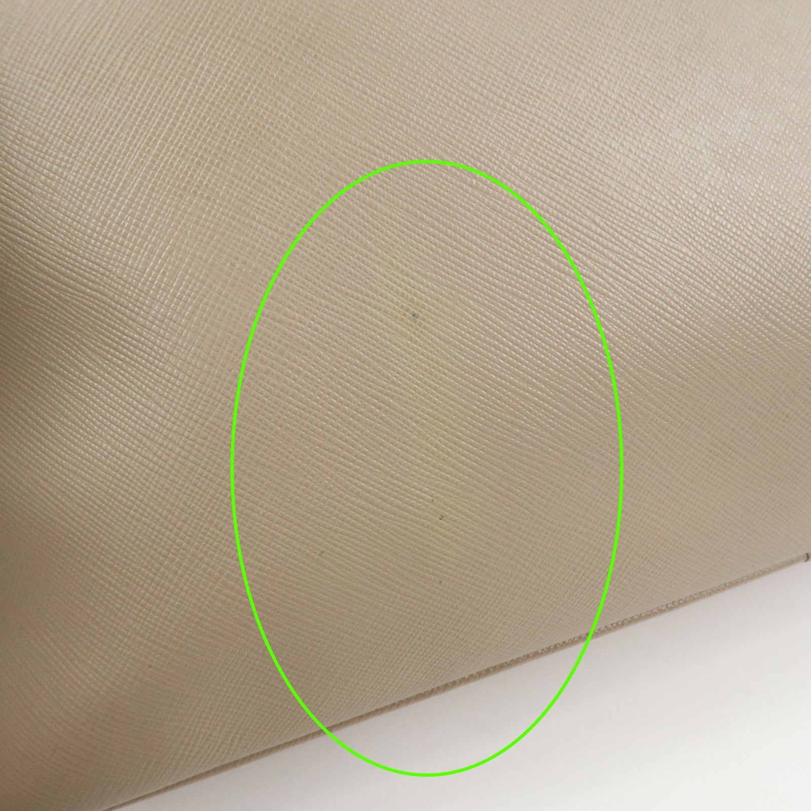 Prada Hand Bag - Greige, Saffiano Leather