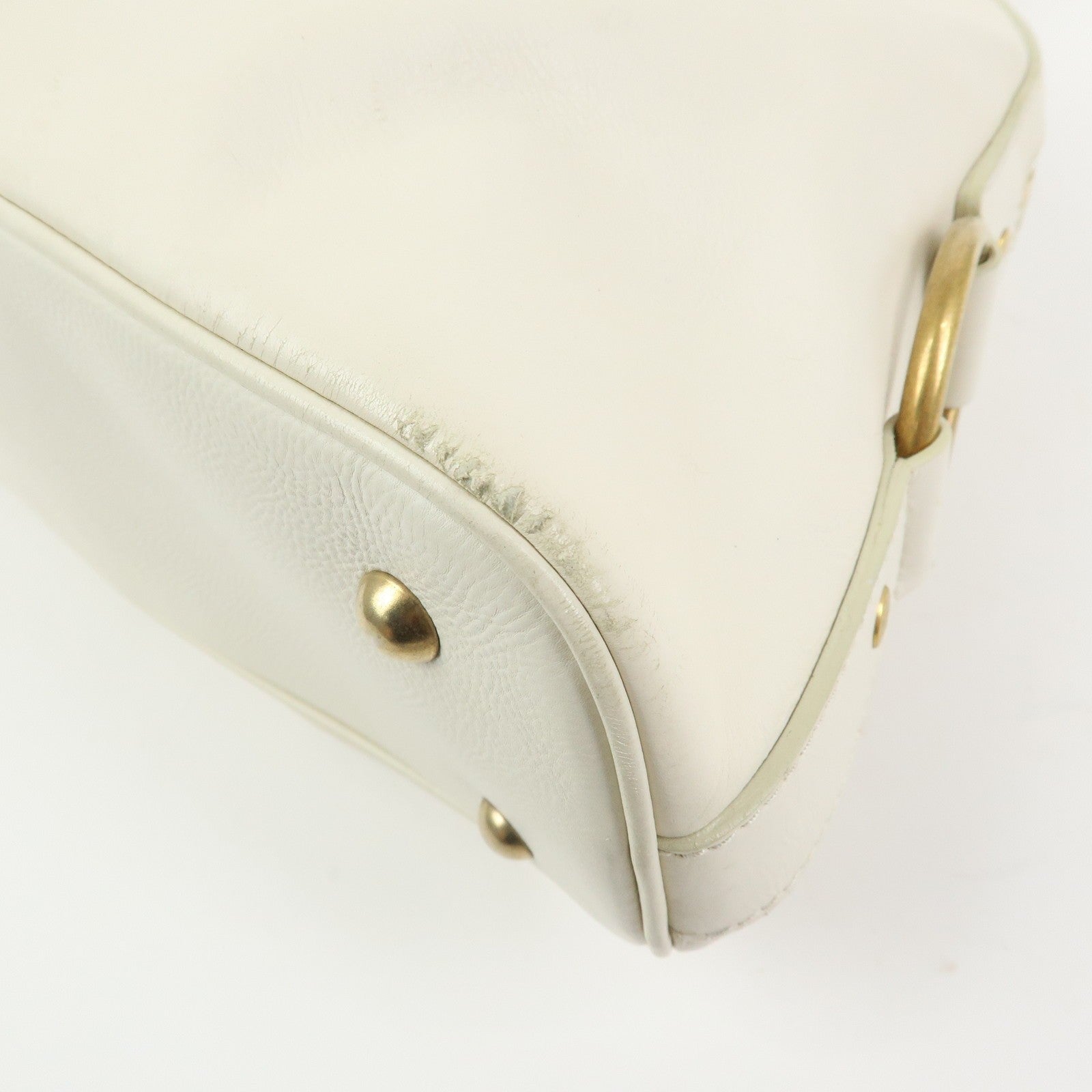 Saint Laurent Muse Y Line Hand Bag - Ivory, Leather