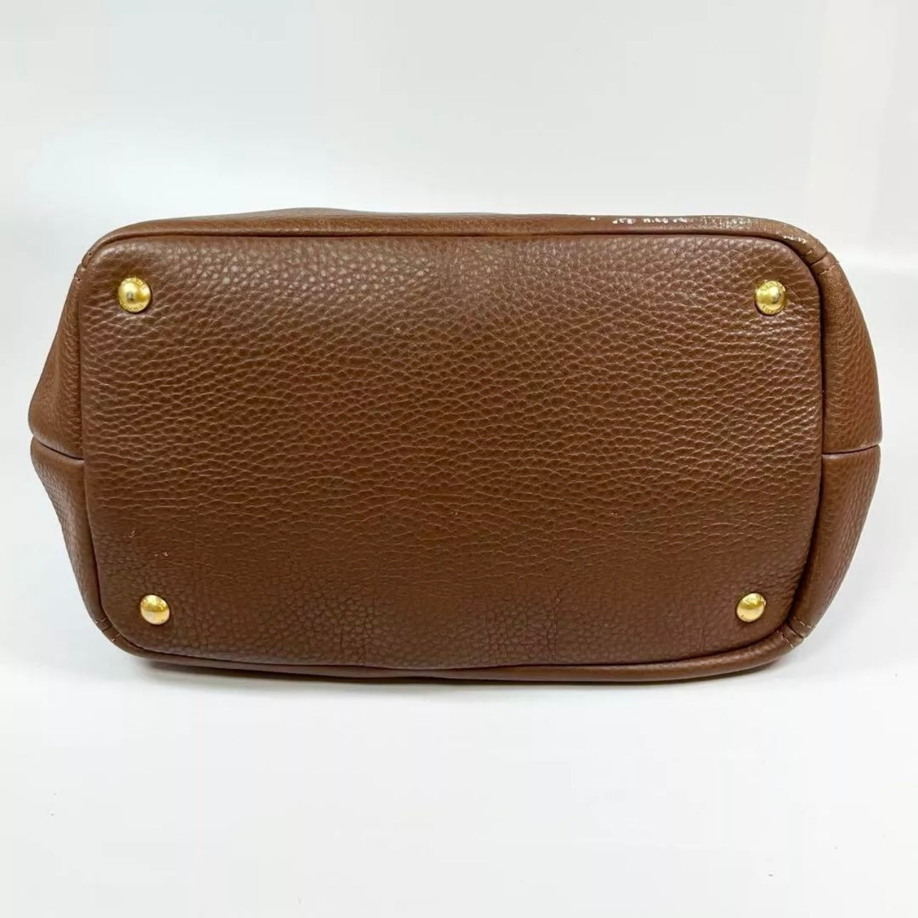 PRADA Brown Leather Tote Bag