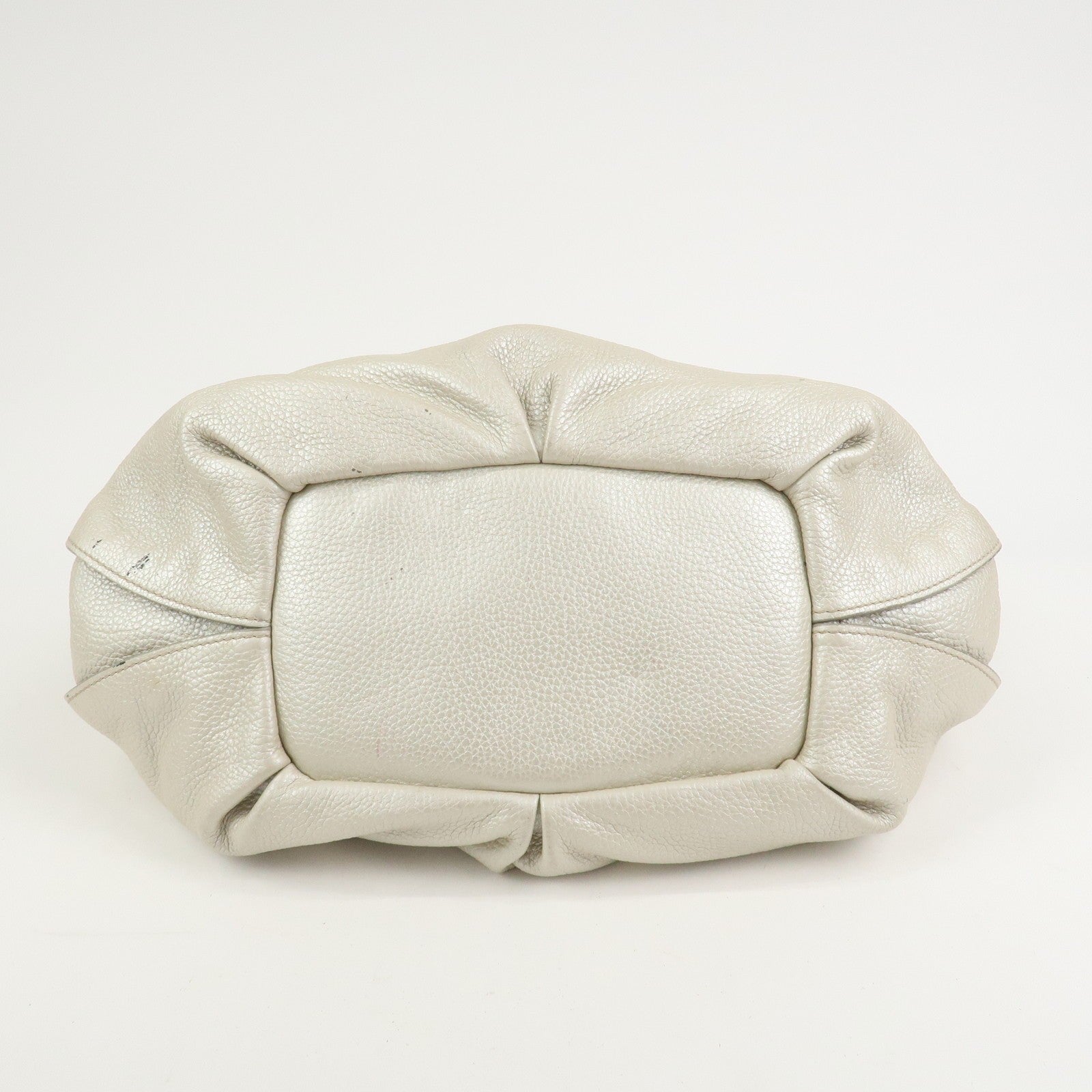 Celine Shoulder Bag Tote Bag - Silver, Leather