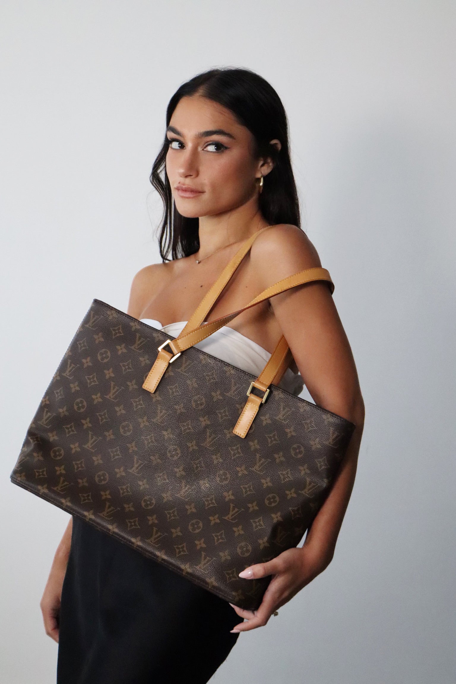 Louis Vuitton Tote Bag - Brown, Monogram Canvas