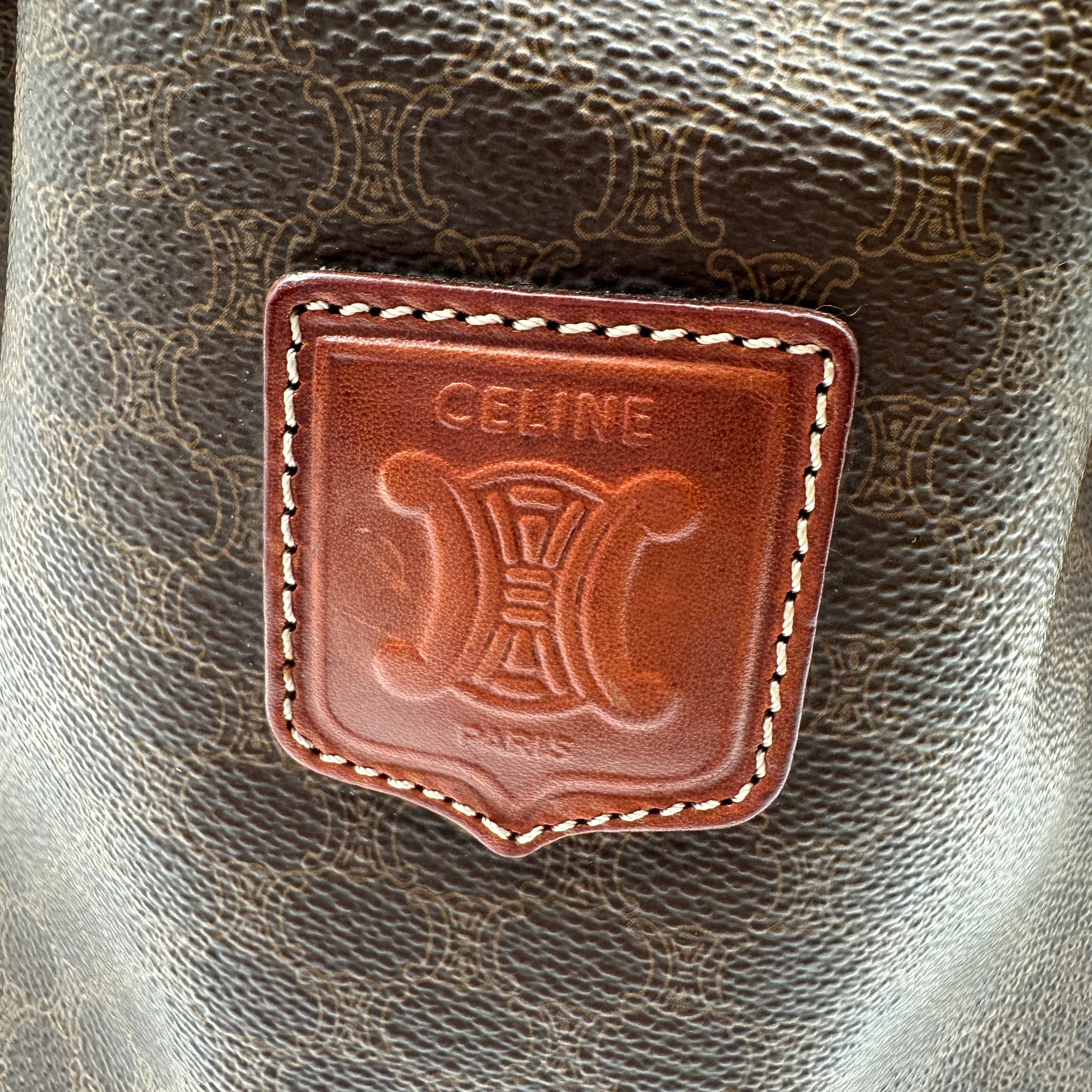 Shoulder Bag Macadam Leather Brown