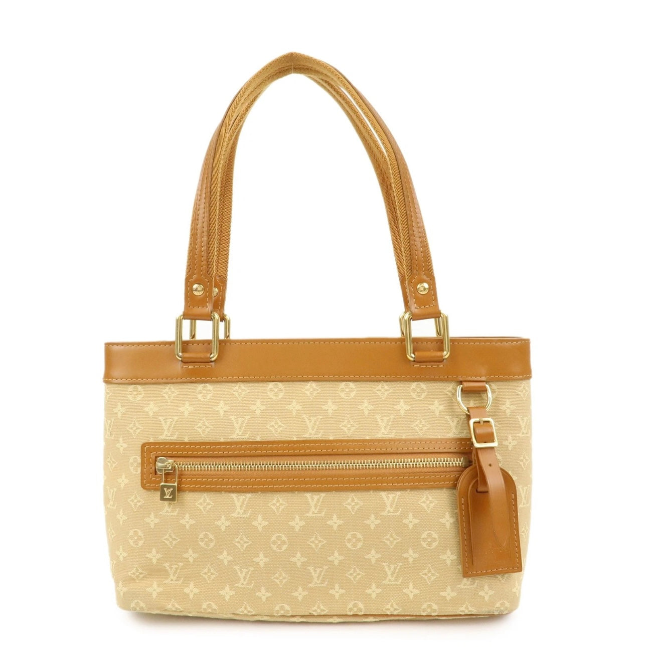 Louis Vuitton Monogram Mini Lucille PM Hand Bag Beige