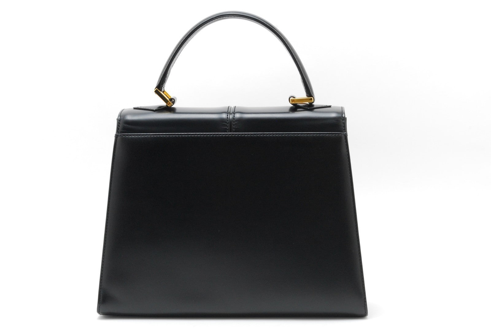 Yves Saint Laurent Vintage Top Handle Handbag - Black, Leather