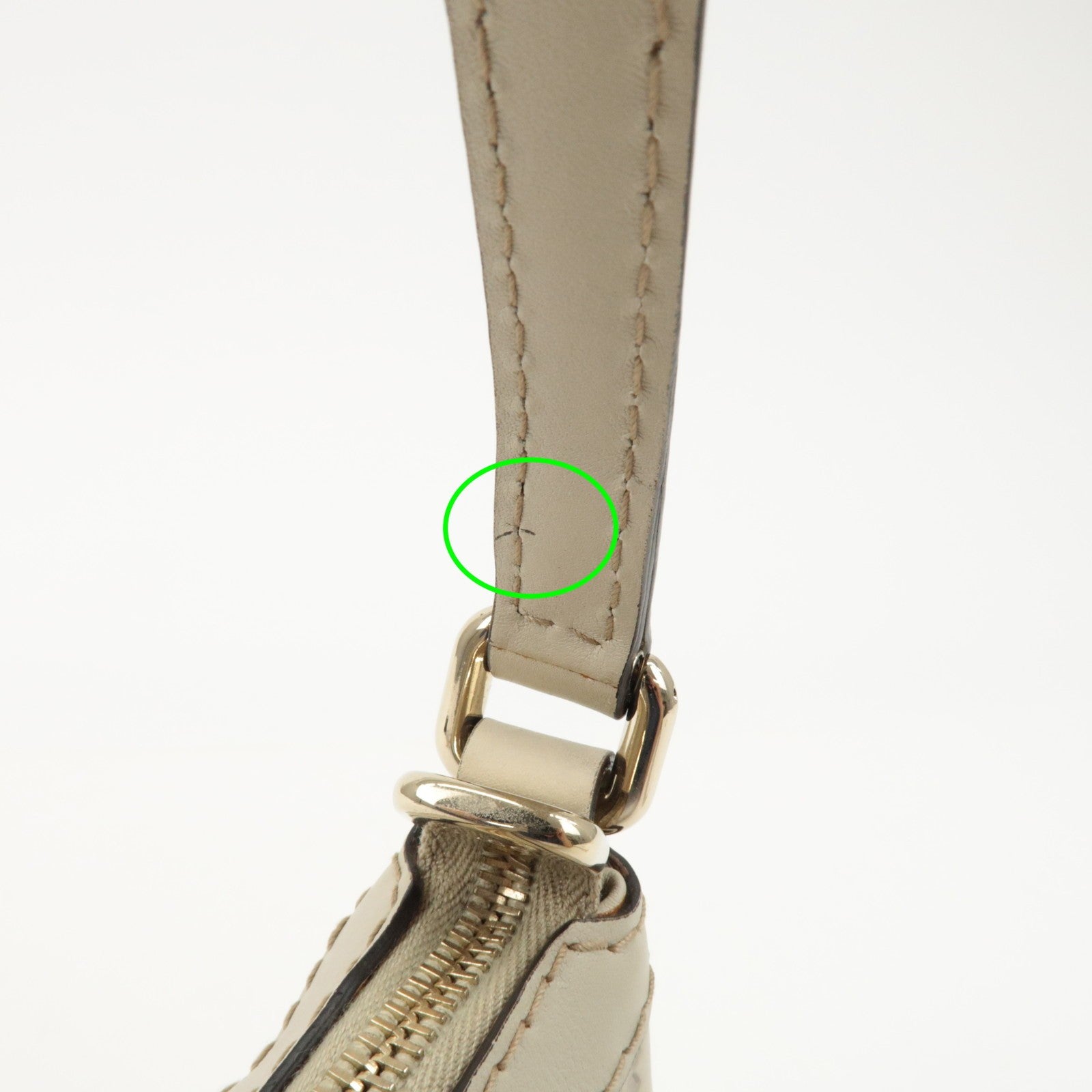 Gucci Hand Bag - Ivory, Leather