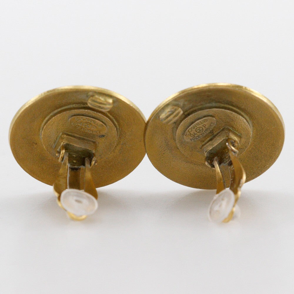 Chanel COCO Mark Earring - Gold, Plated Gold