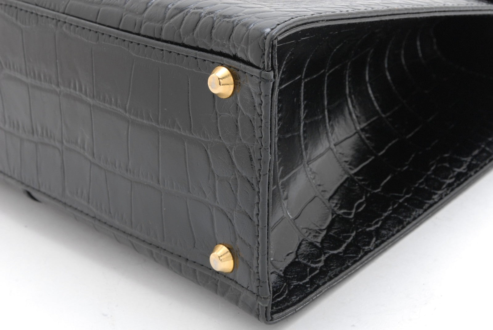Yves Saint Laurent YSL Top Handle Bag - Black, Leather