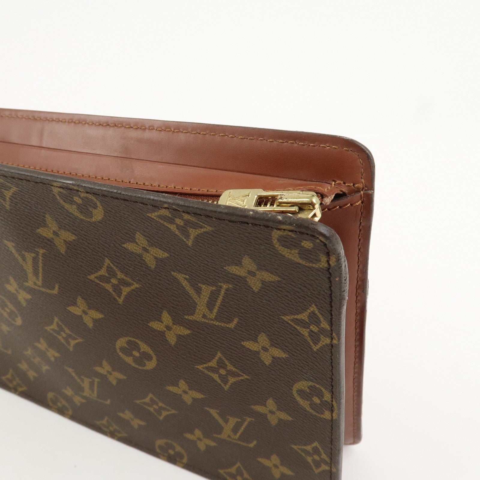 Louis Vuitton Monogram Pochette Homme Clutch Bag - Brown, Monogram Canvas, Leather