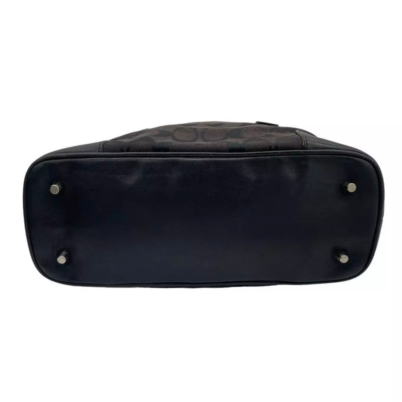 Tote bag Signature Canvas Black Canvas Leather