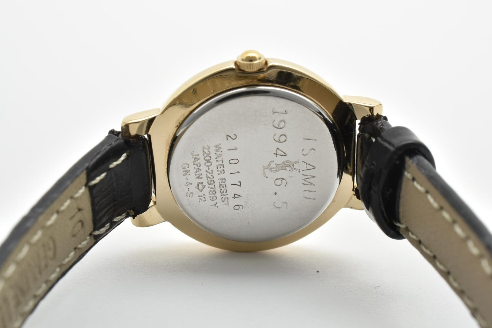 Yves Saint Laurent 2200-229789 Watch - White, Gold Quartz