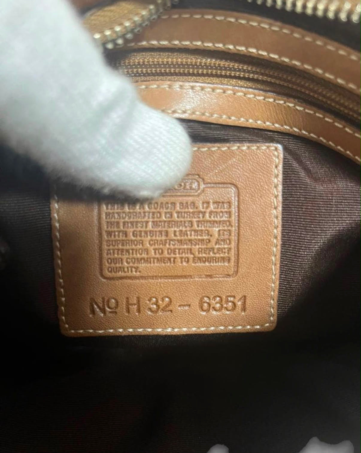 Coach Signature Brown bag