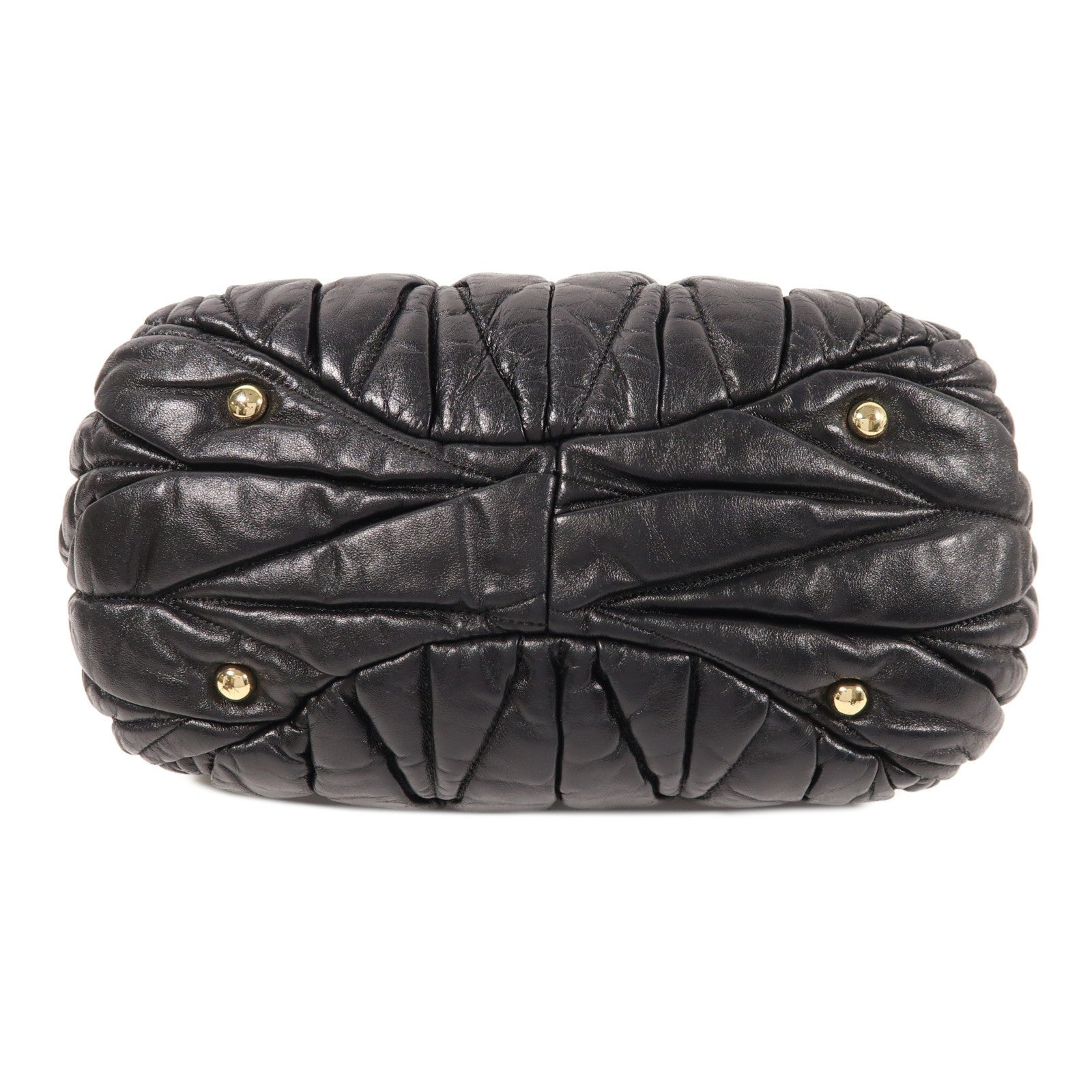 Miu Miu Hand Bag - Black, Calfskin Leather