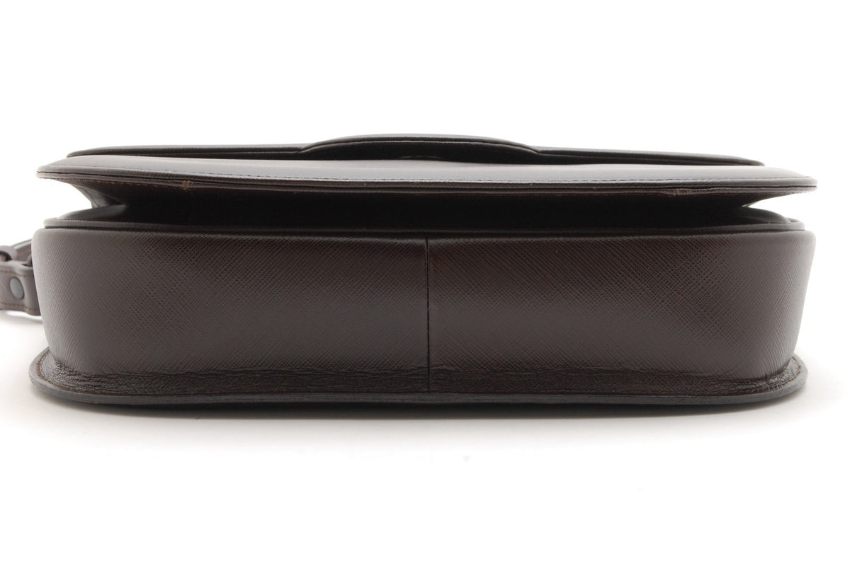 Yves Saint Laurent Cassandra Shoulder Bag - Brown, Leather