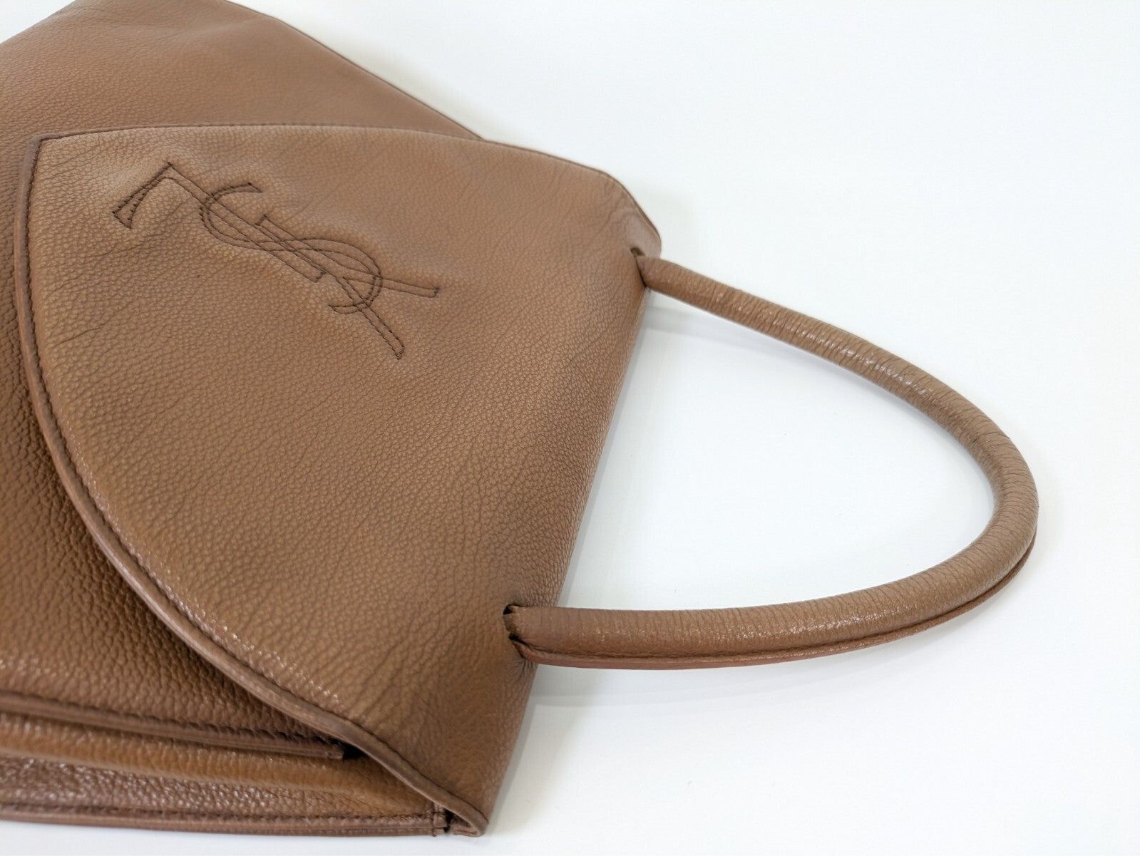 Saint Laurent YSL Handbag - Brown, Calf Leather