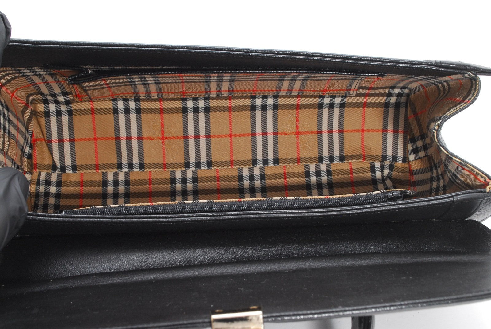Burberry Vintage Handbag - Black, Leather