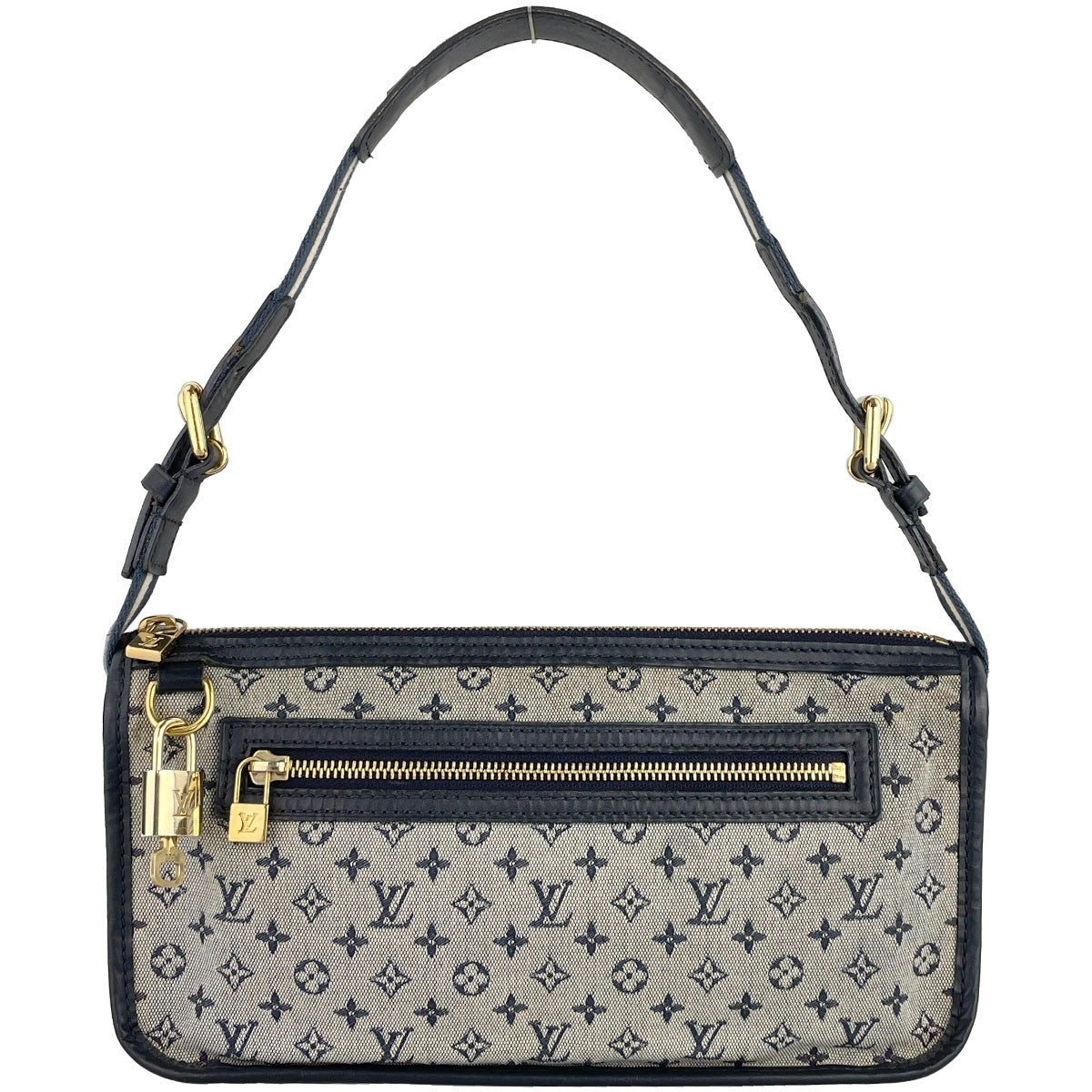 Louis Vuitton Pochette Catherine Shoulder Bag - Navy, Cotton