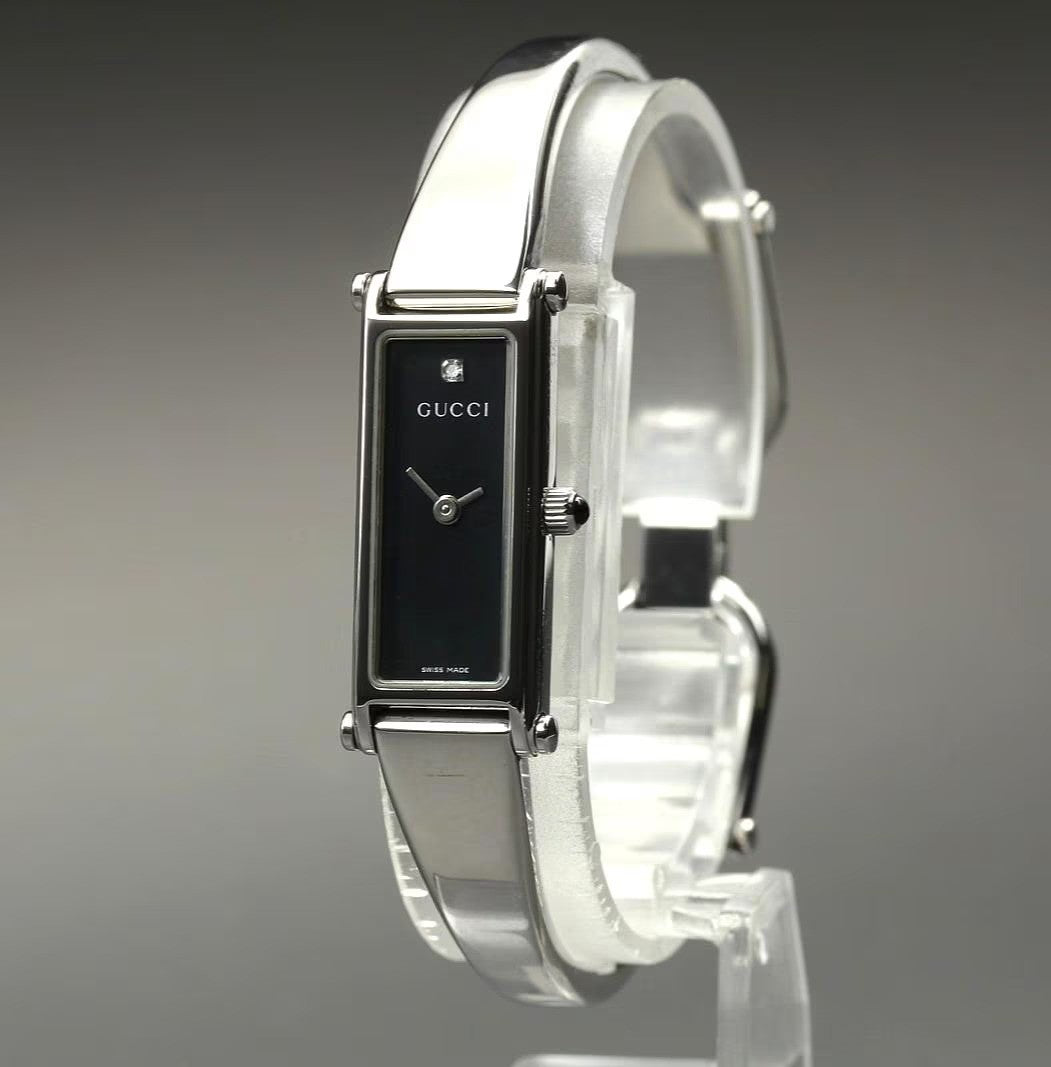 Gucci 1500L Watch - Black, Stainless Steel