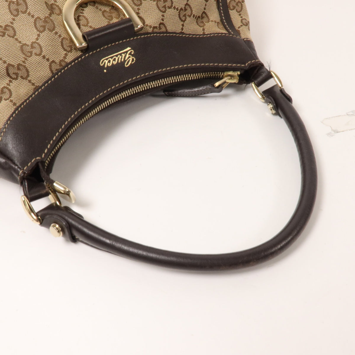 Gucci Abbey GG Handbag - Brown, GG Canvas
