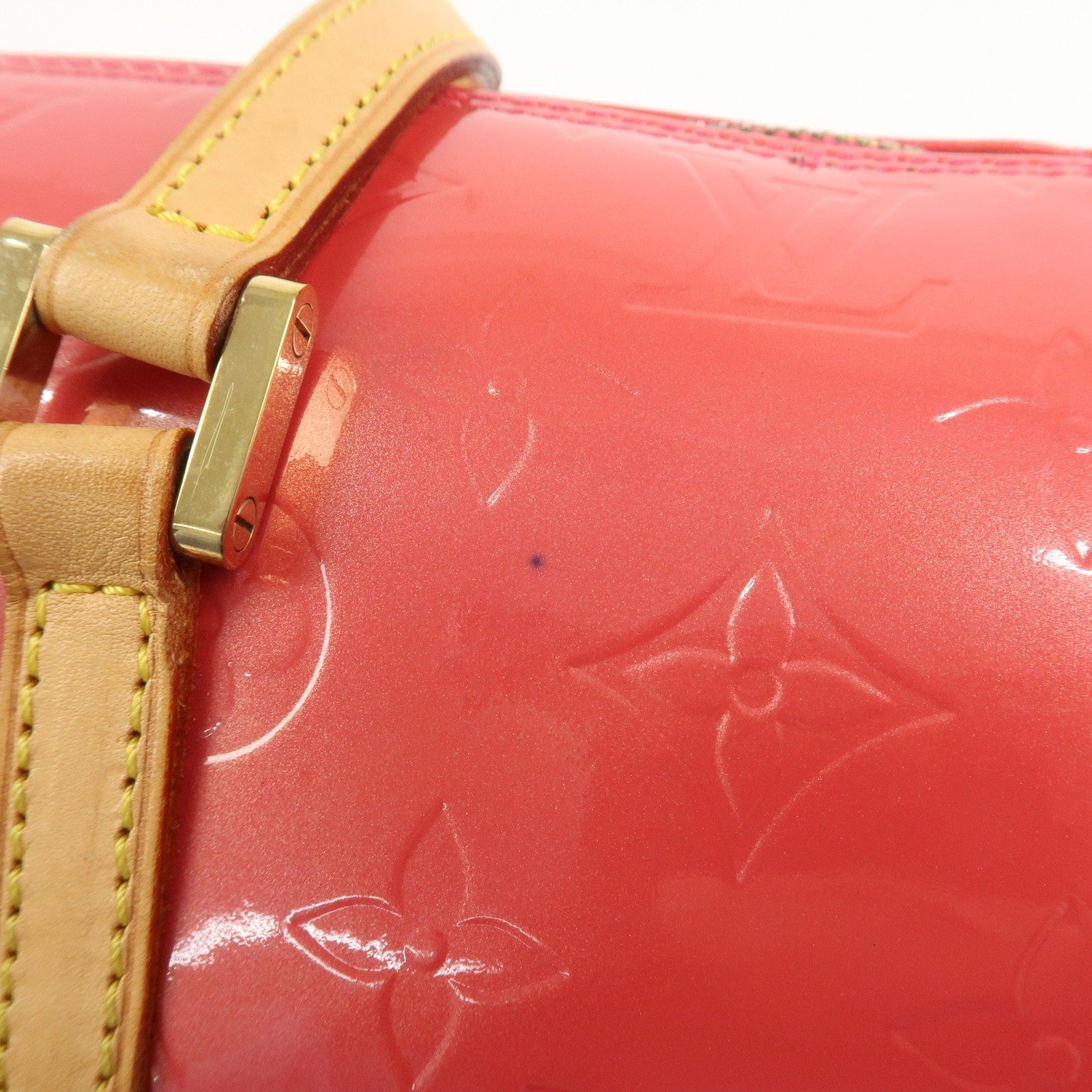 Louis Vuitton Monogram Vernis Bedford Handbag - Framboise, Vernis Leather