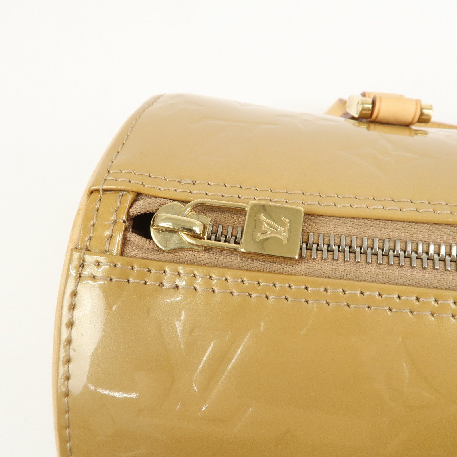 Louis Vuitton Monogram Vernis Bedford Handbag - Beige, Vernis Leather