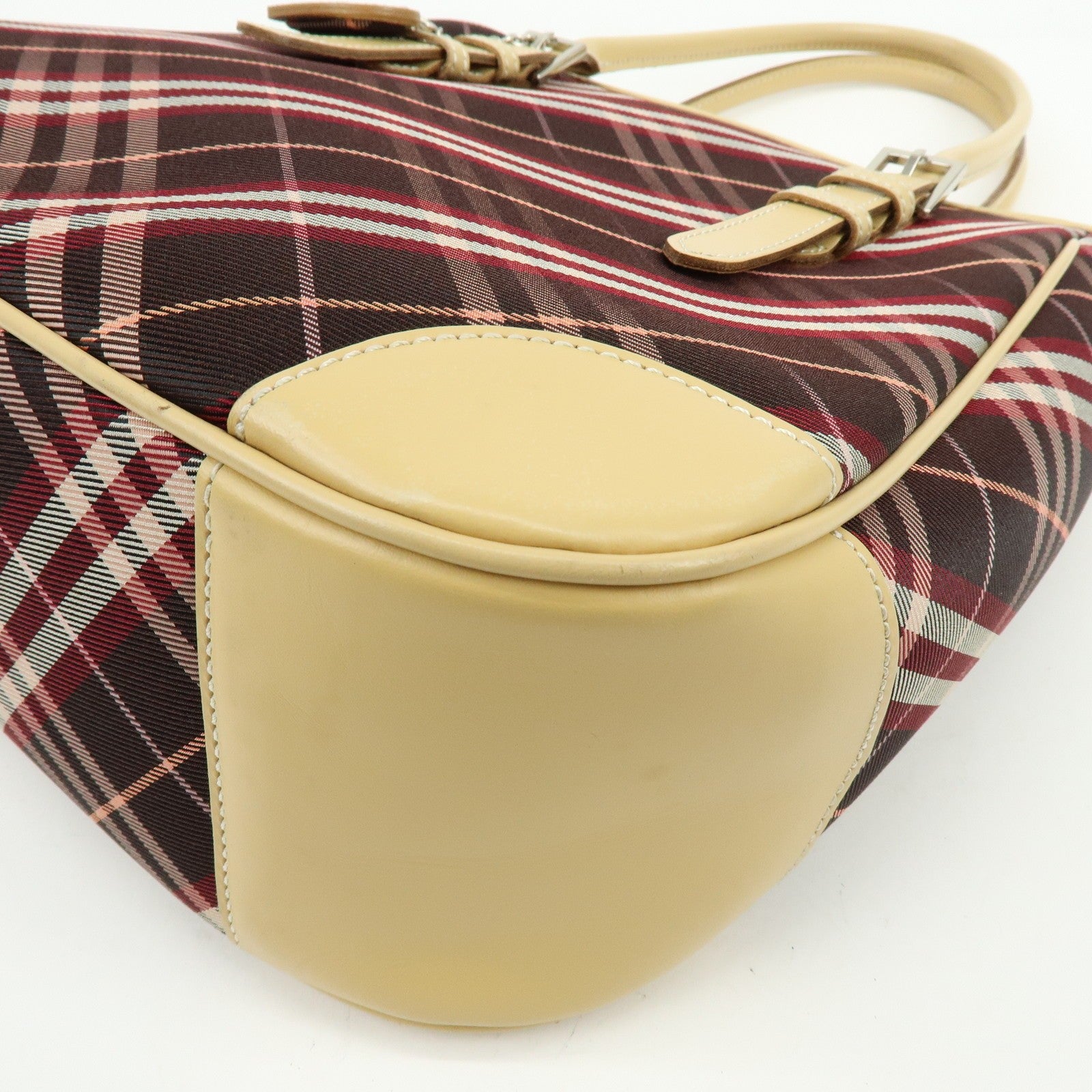 Burberry Tote Bag - Brown, Canvas and Leather