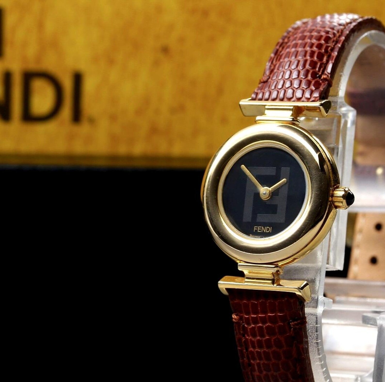 Fendi Orologi Wristwatch - Gold Black, Stainless Steel