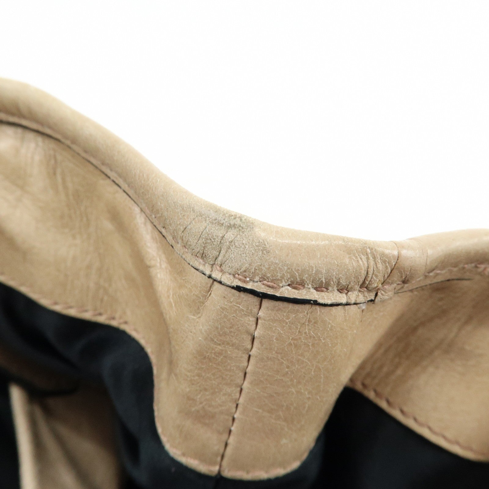 Miu Miu Hand Bag - Beige, Leather