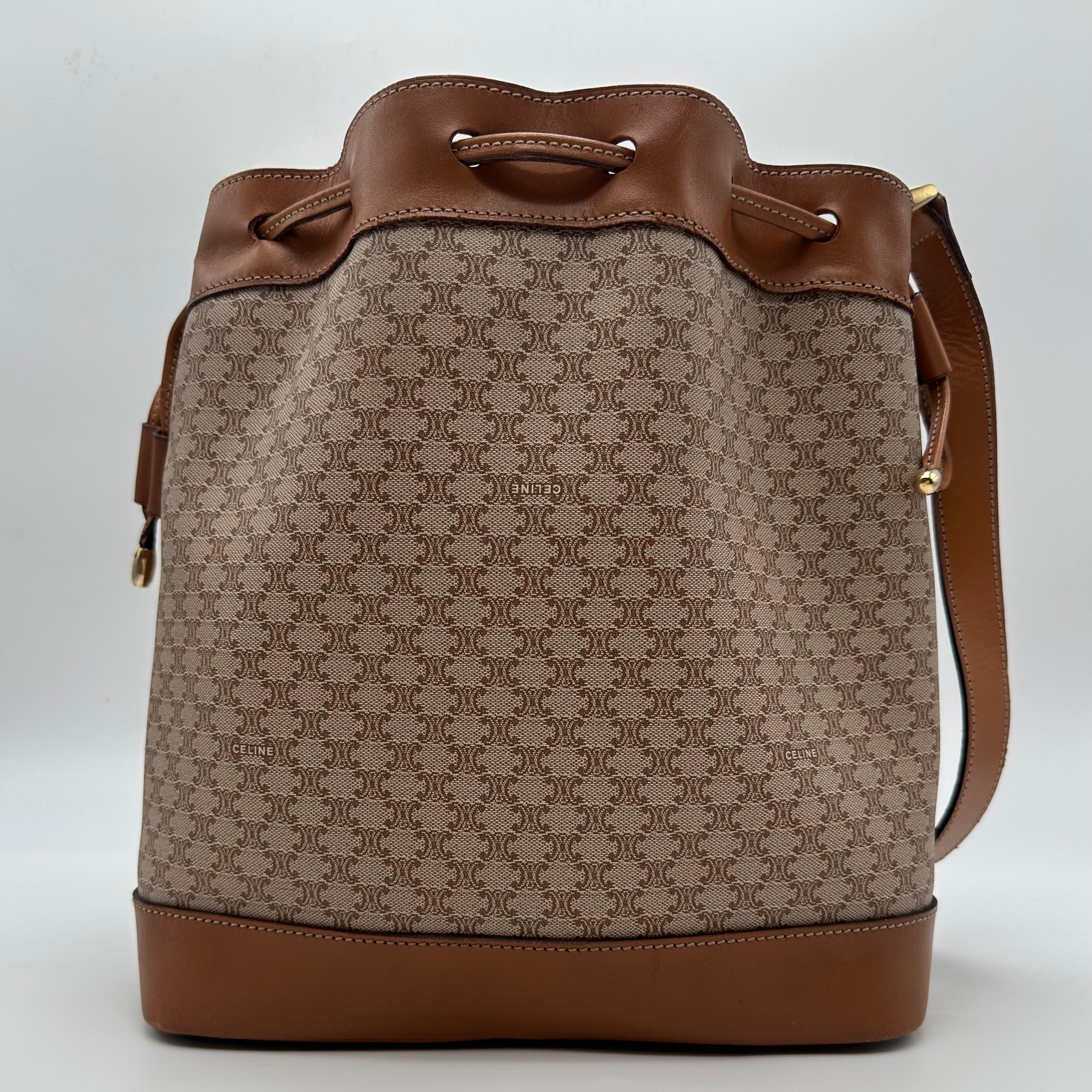 Celine Macadam Shoulder Bucket bag