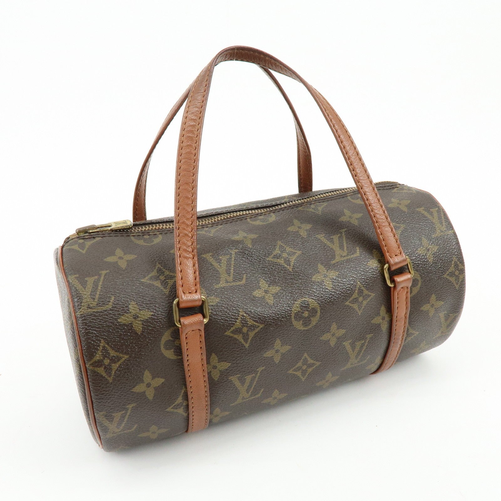 Louis Vuitton Monogram Papillon 26 Hand Bag - Brown, Monogram Canvas