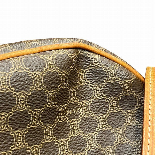 Celine M11 Shoulder Bag - Brown, PVC x Leather