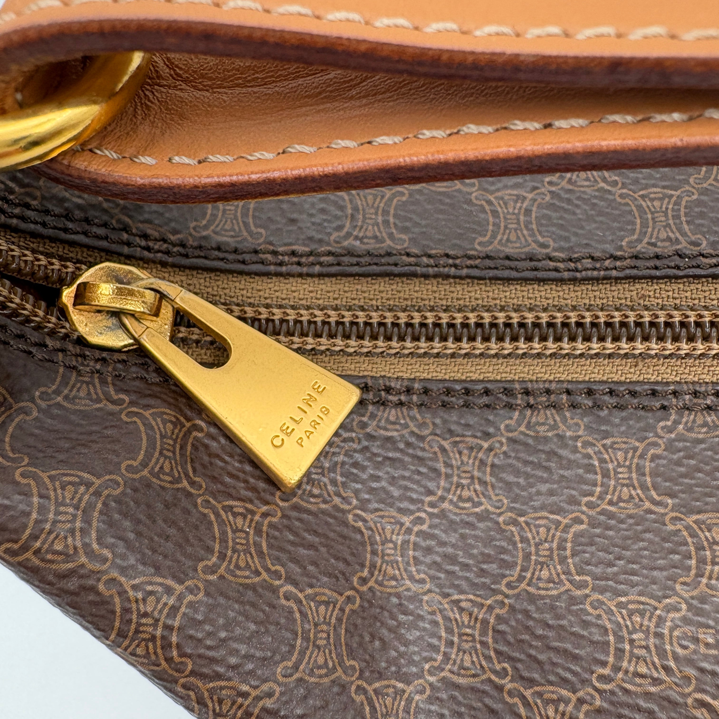 Celine Pochette brown Macadam