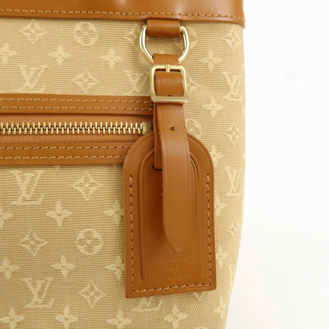 Louis Vuitton Monogram Mini Lucille PM Hand Bag Beige