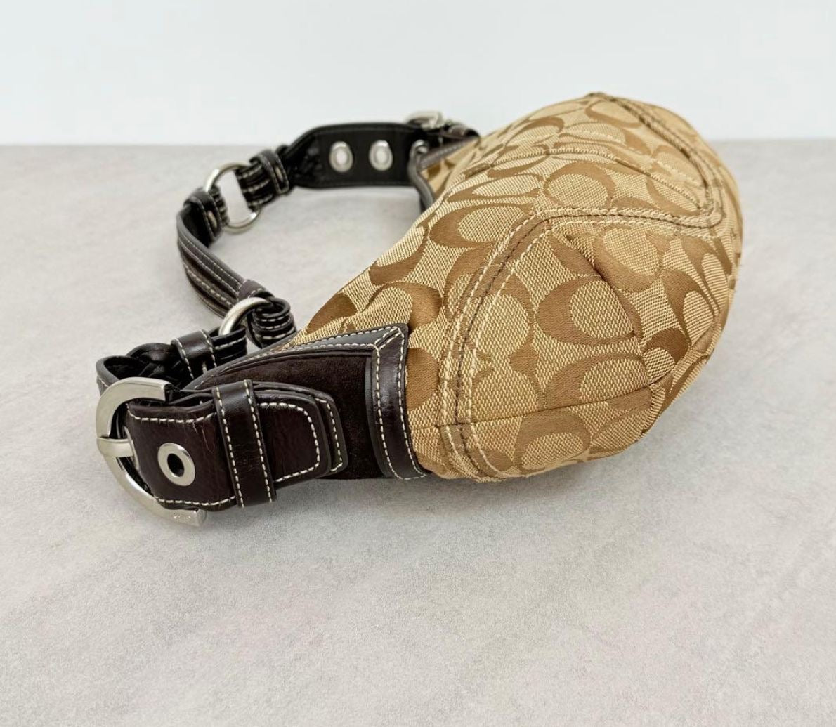 Coach Signature Brown Bag- Rare!