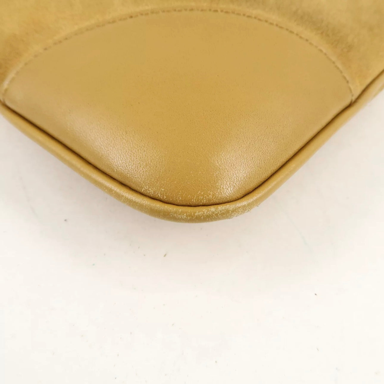 GUCCI Bamboo Suede Leather Shoulder Bag