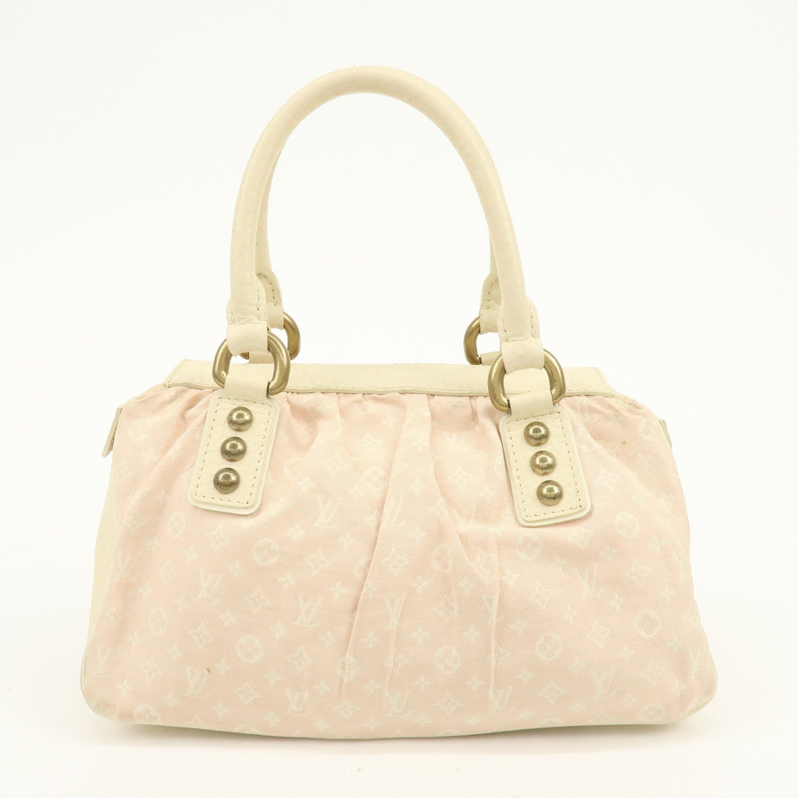 Louis Vuitton Monogram Mini Lin Trapez PM Handbag - Rose, Canvas