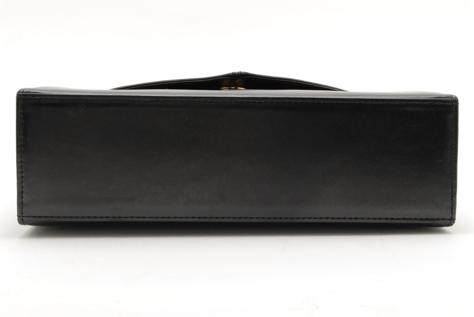 Saint Laurent Vintage Top Handle Handbag - Black, Leather
