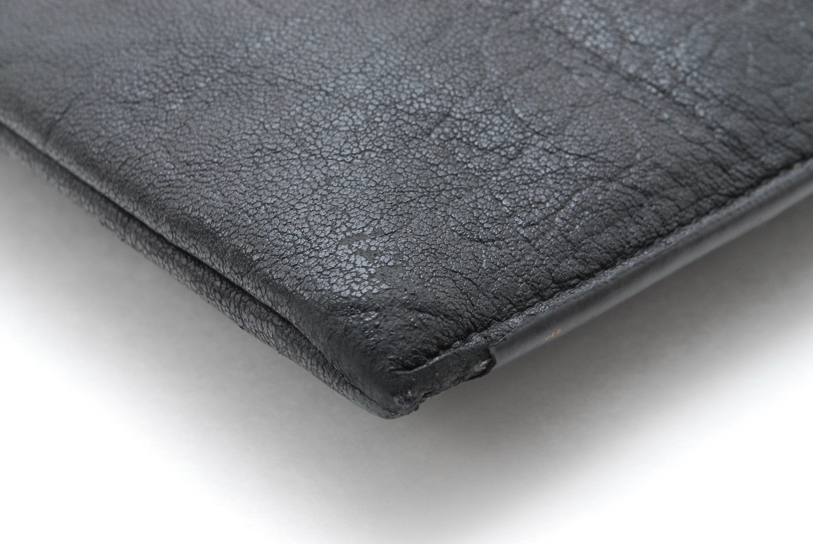 Saint Laurent Clutch Pouch Bag - Black, Leather
