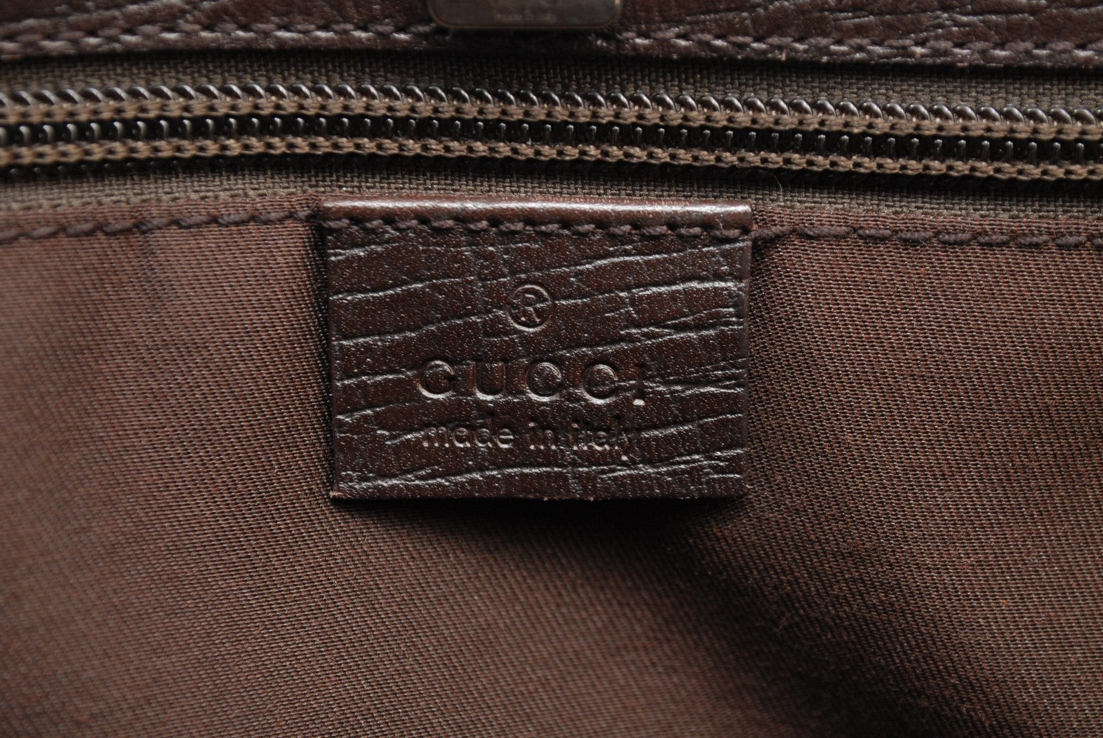 Gucci GG Canvas Tote Bag - Beige Brown, PVC Leather
