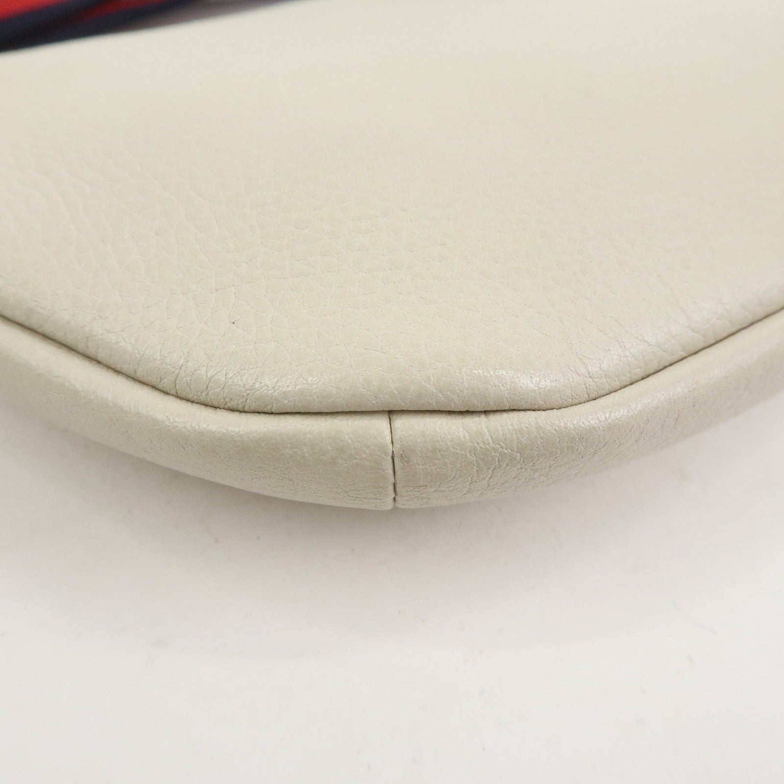 Gucci Sherry Leather Waist Pouch - White, Leather