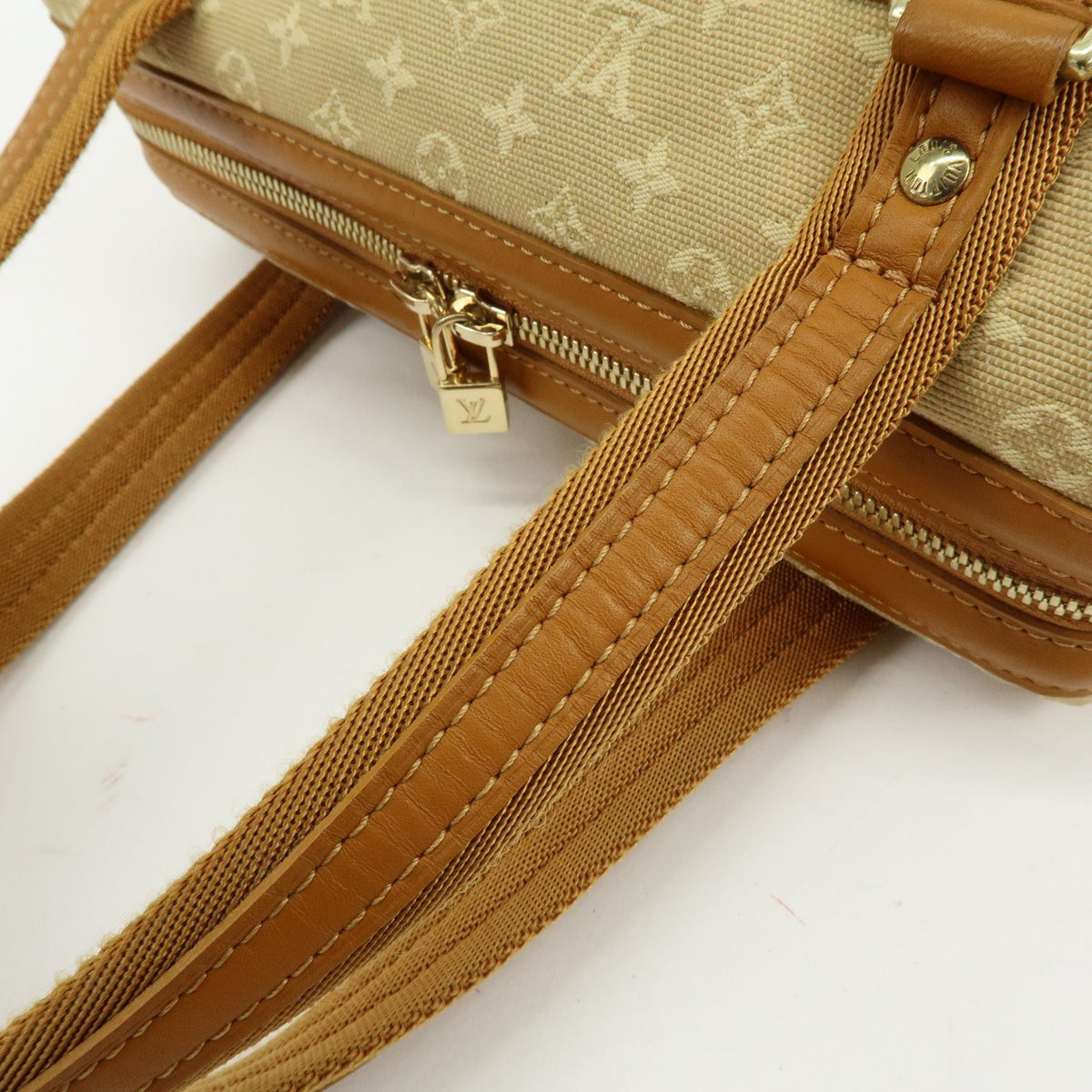 Louis Vuitton Hand Bag - Beige, Monogram Mini Canvas, Leather