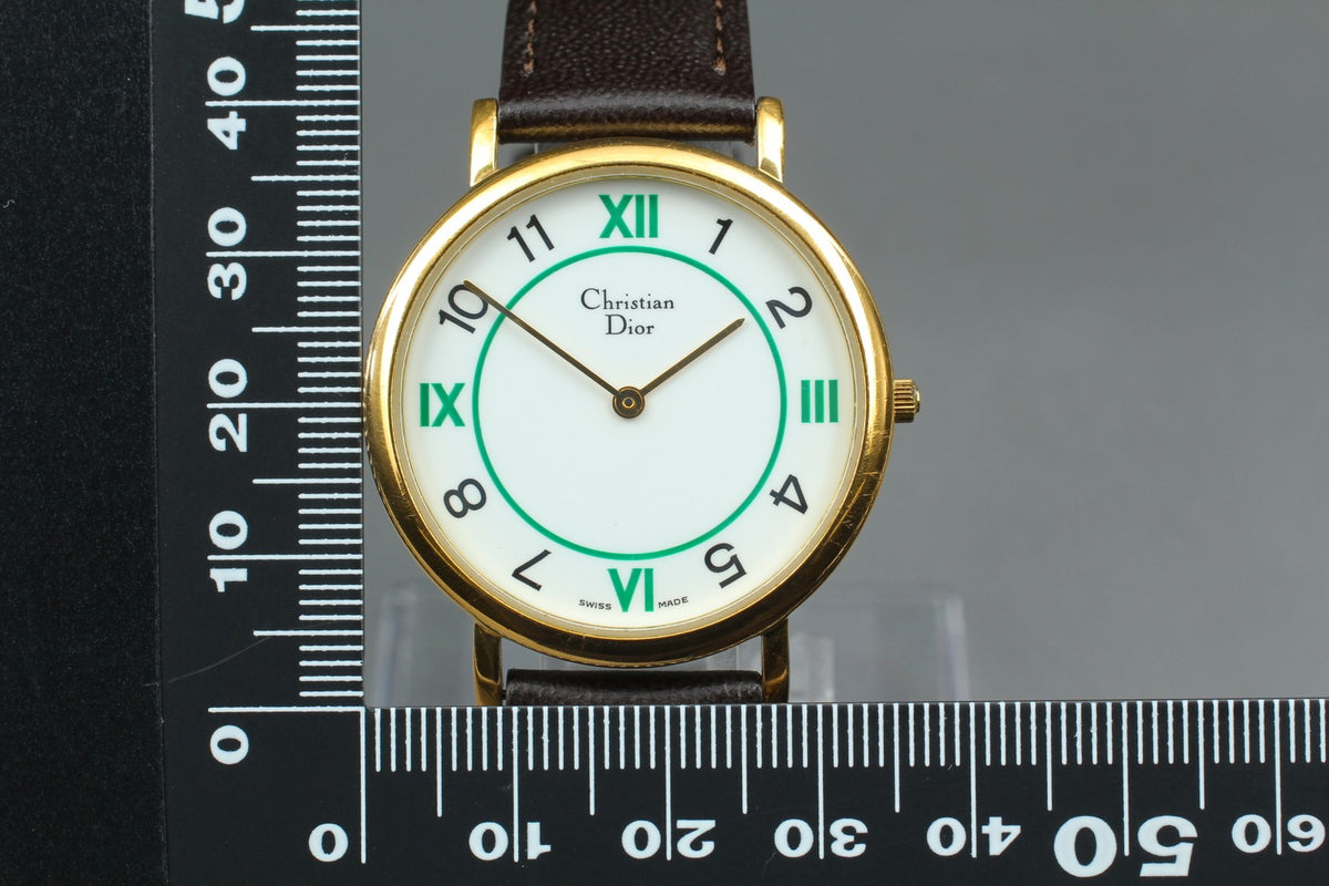 Christian Dior 3059 Wristwatch - White, Stainless Steel