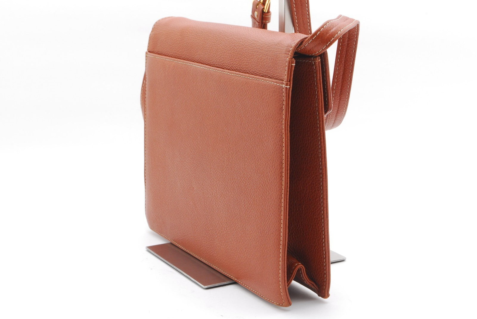 Saint Laurent Shoulder Tote Stitch Bag - Brown, Leather