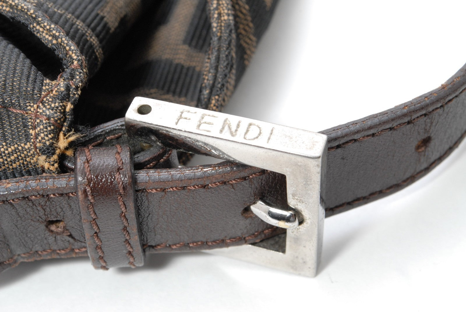 Fendi Mamma Shoulder Bag - Brown, Canvas