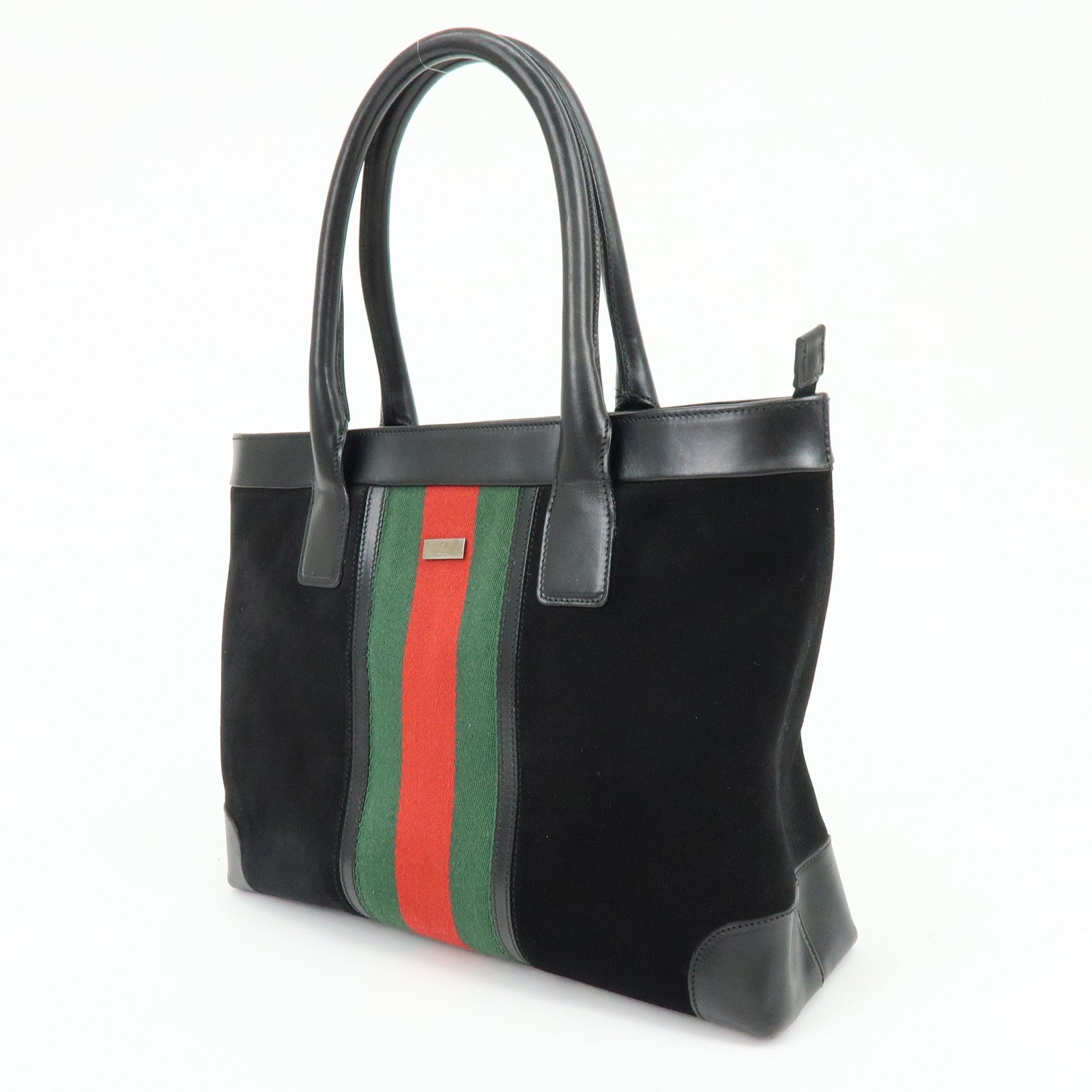Gucci Shoulder Bag - Black, Suede Leather