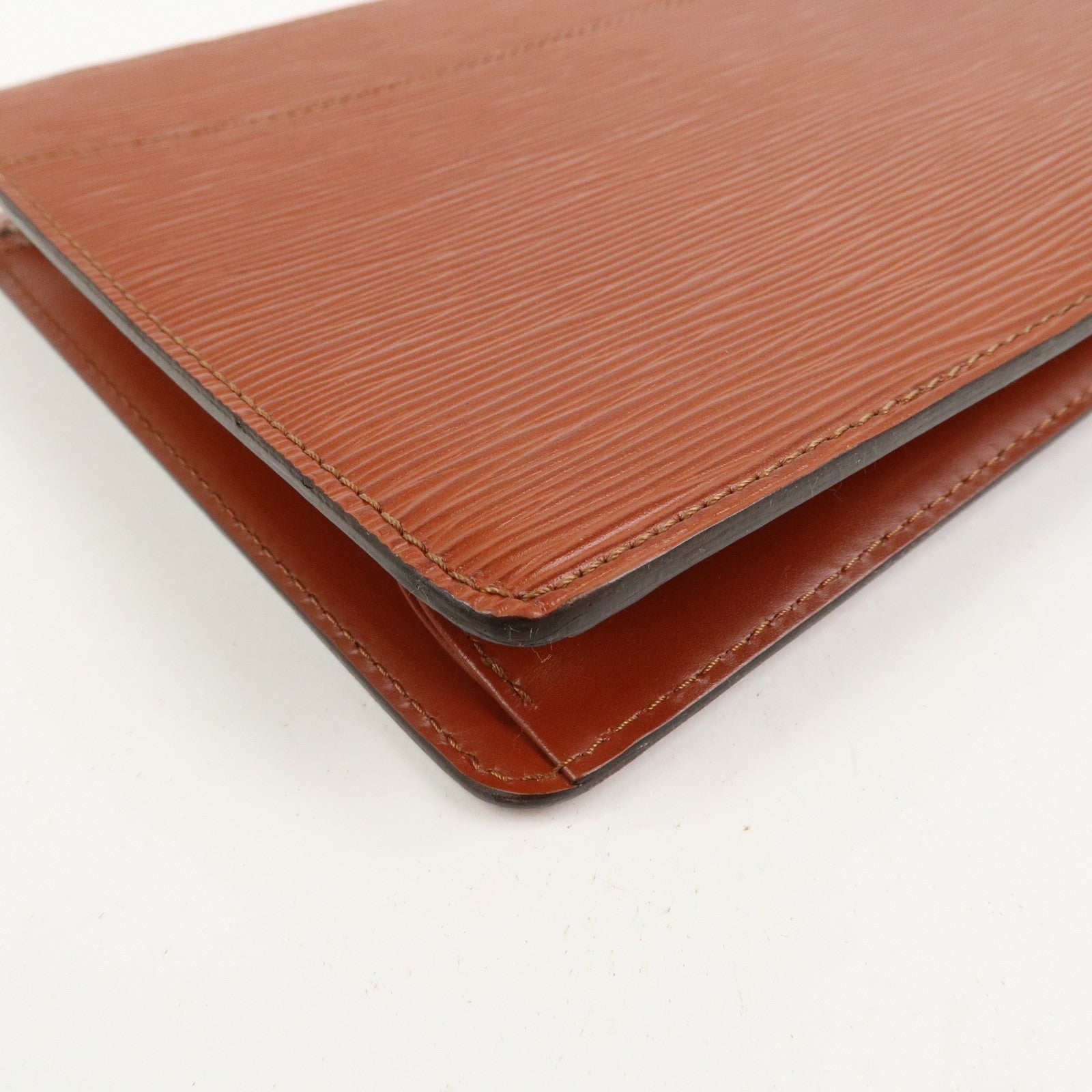 Louis Vuitton Epi Pochette Homme Clutch Bag - Kenya Brown, Epi Leather