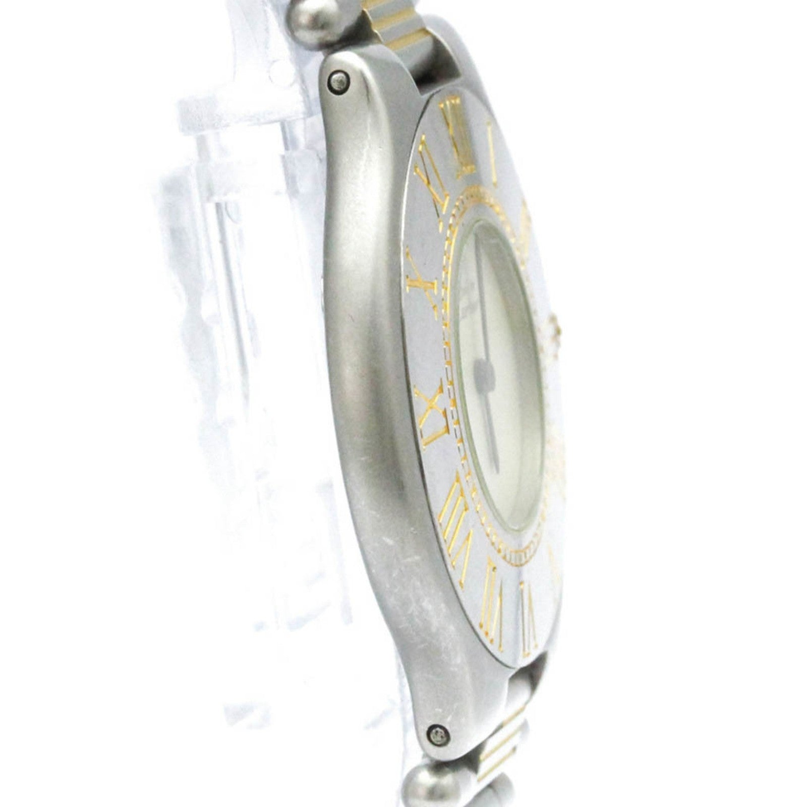 Cartier Must 21 Wristwatch - Silver, Gold Plated Steel